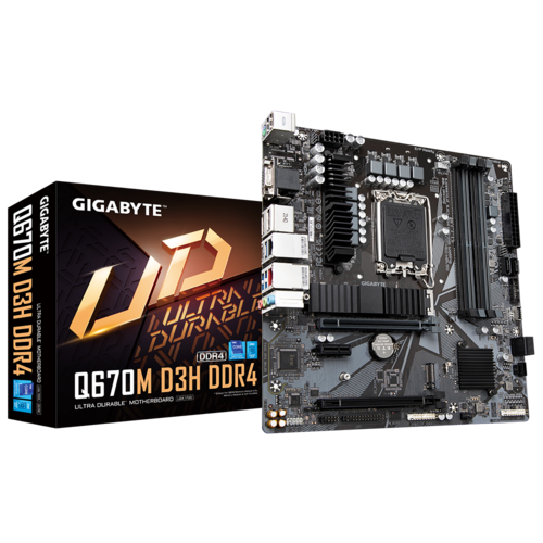 Gigabyte Q670M D3H DDR4 Motherboard - Zapnet.in