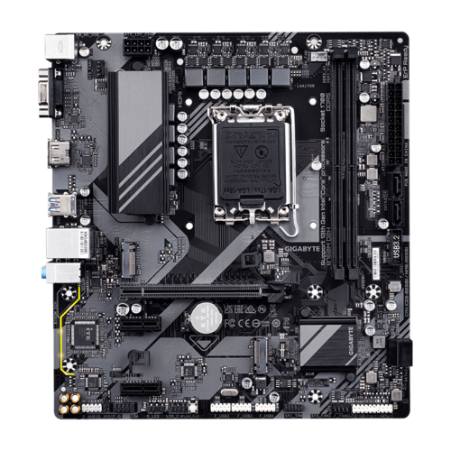 GIGABYTE Intel B760M D2H Motherboard with 6+2+1 Phases Digital VRM Solution Intel® Socket LGA 1700：Support 13th and 12th Gen Series Processors Dual Channel DDR5：2*DIMMs XMP Memory Module Support - Zapnet.in