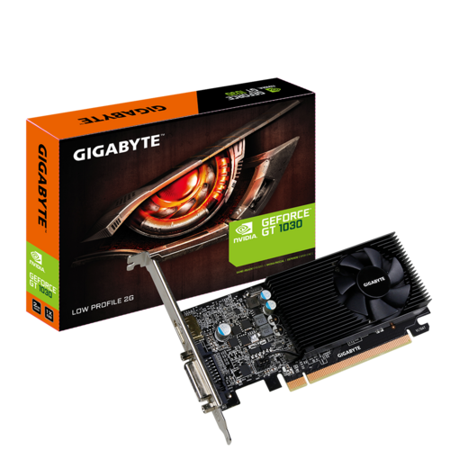 Gigabyte GeForce GT 1030 Low Profile 2 GB GDDR5 Graphics Card (GV-N1030D5-2GL) - Zapnet.in