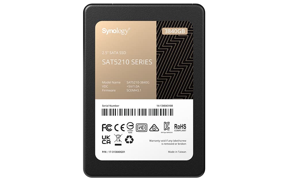 Synology SAT5220 Enterprise 2.5" SATA SSD 3840GB (SAT5220-3840G)