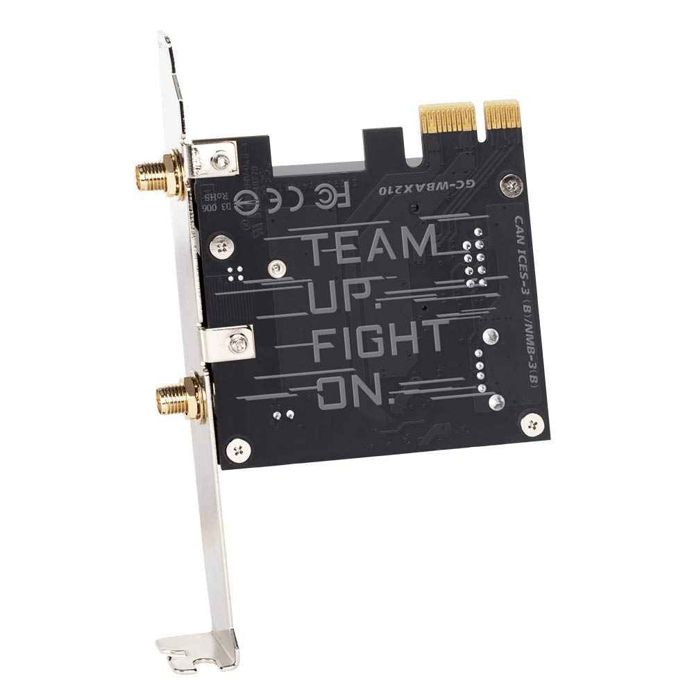 GIGABYTE WiFi 6E GC-WBAX210 (2x2 802.11ax/ Tri-Band WiFi/ Bluetooth 5.2/ PCIe Expansion Card)
