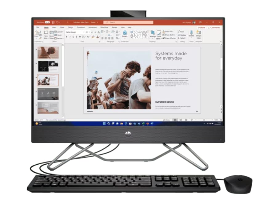 HP I5-1235U/8GB/512 GB SSD Desktop  (Win 11 P/23.8" FHD/WLAN RT 8852AE Wi-Fi6) - Zapnet.in