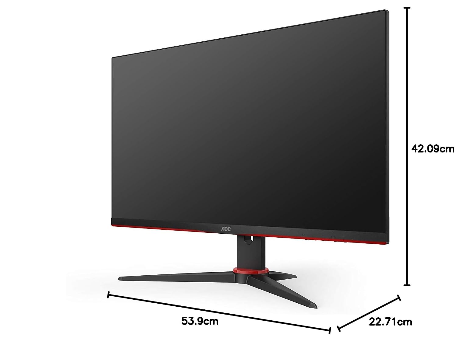 AOC 24G2E5 24 Inch (61 Cm) 1920 X 1080 Pixels Fhd IPS Gaming LCD Monitor with 75Hz Refresh Rate, 1 Ms Response Time, Adaptivesync, HDR, Tilt Adjustment, Black