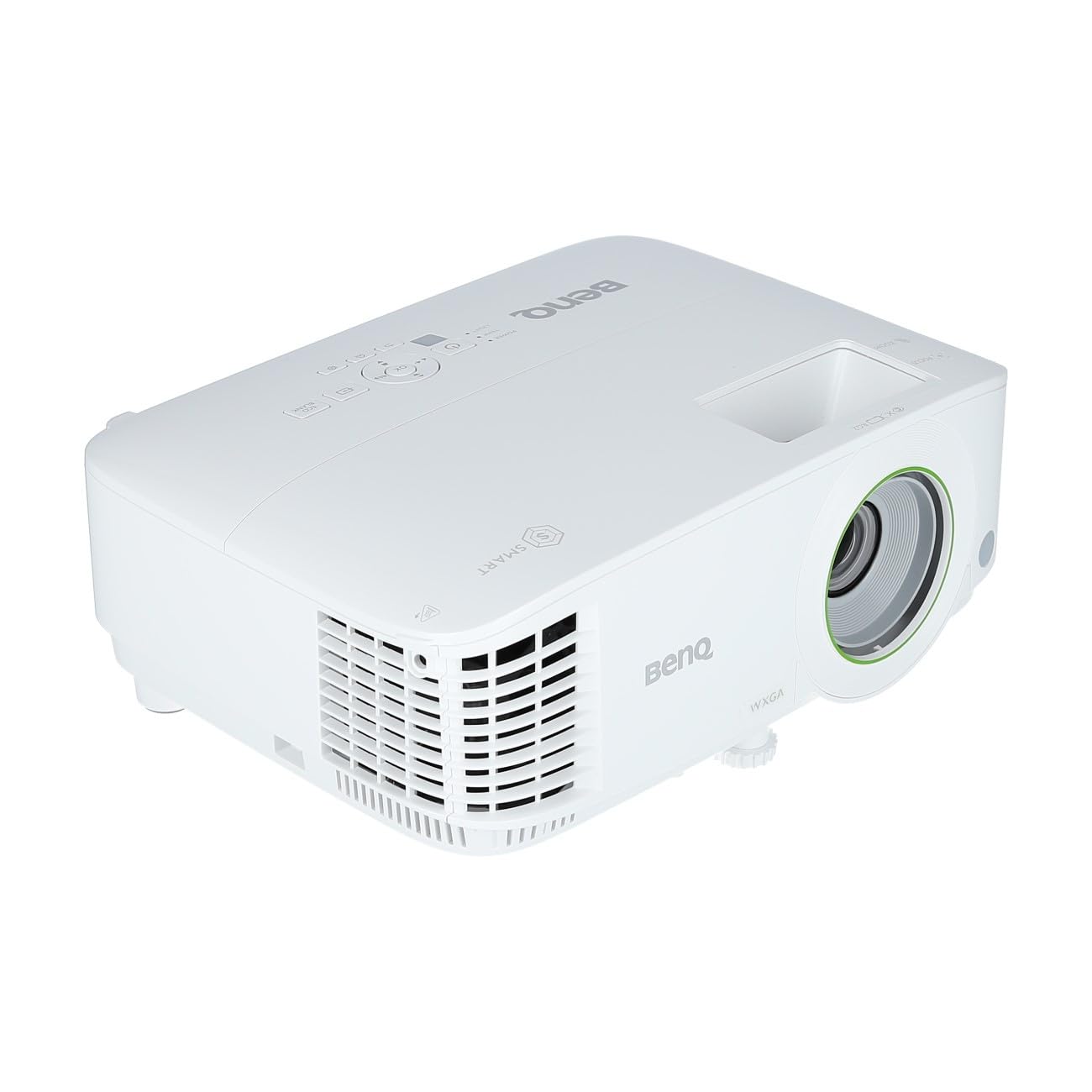 Benq Ew600 Wxga Wireless Android Smart Projector for Meeting Room, Dlp, 3600 Lumens, USB Reader, Pc-Free, Built-in Business Apps - White