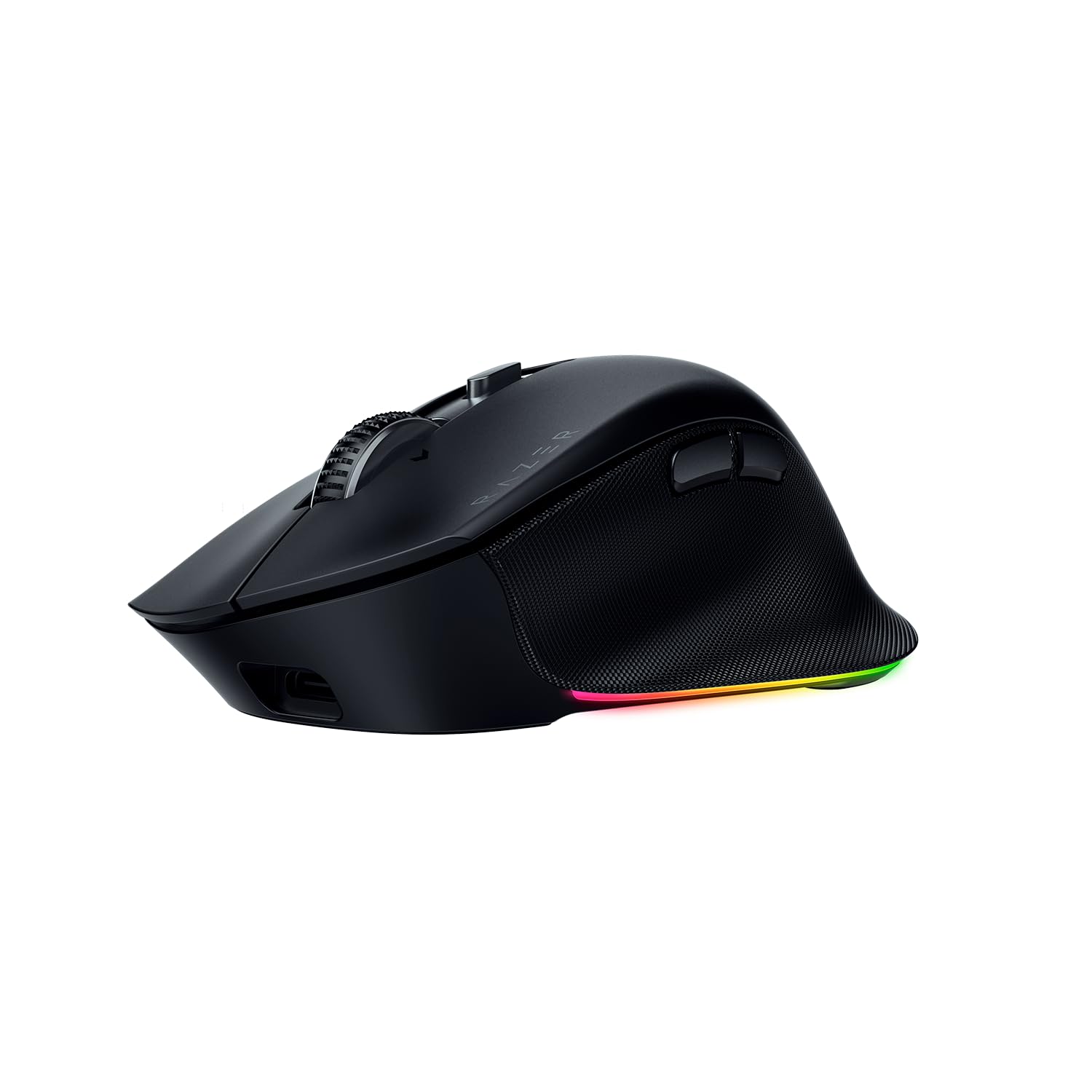 Razer Pro Click V2 Right-Handed Ergonomic Wireless RGB Mouse: HyperSpeed Wireless (2.4 GHz), Bluetooth – up to 3 Hosts, USB-C Wired, Up to 3.5 Months Battery Life, 9 Programmable Buttons - Black