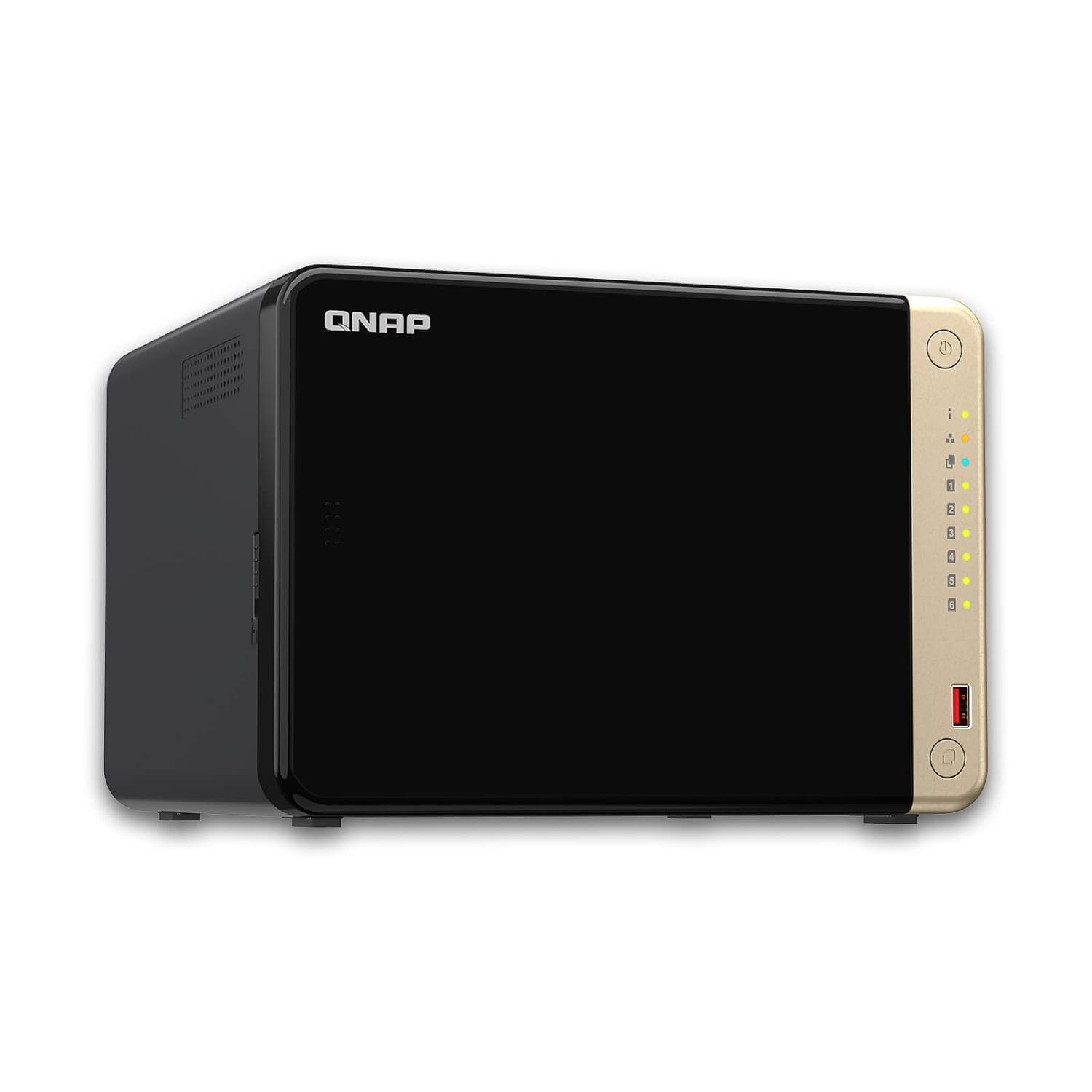 QNAP TS-664-8G 6 Bay High-Performance Desktop NAS with Intel Celeron Quad-core Processor, M.2 PCIe Slots and Dual 2.5GbE (2.5G/1G/100M) Network Connectivity (Diskless)