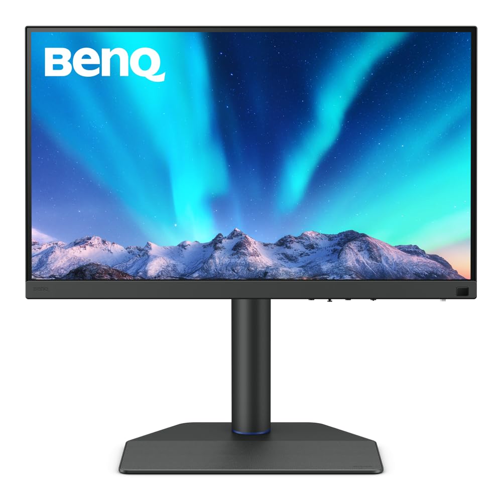 BenQ SW272U 27" Pro Photo&Video Editing Monitor| 3840x2160p 4K| IPS| 99%AdobeRGB| 99%P3| Hdr10/Hlg|Shading Hood| Pantone Validated| DeltaE<1.5| HDMI| Card Reader| UsbC(90W)| Wireless Controller|(Grey)