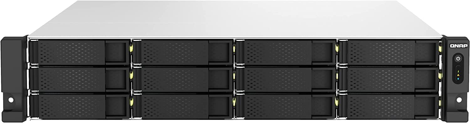 QNAP TS-h1887XU-RP-E2336-32G-US 18 Bay 2U Rackmount Hybrid NAS with Intel® Xeon® Processor, Dual 10GbE, ZFS Storage for Virtualization and Data-Intensive Enterprise Applications