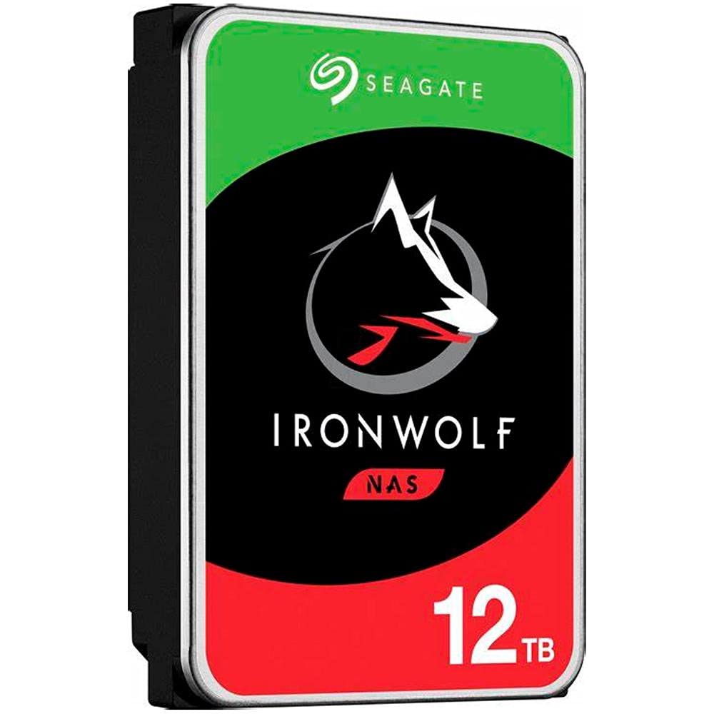 Seagate IronWolf 10TB NAS Internal Hard Drive HDD – CMR 3.5 Inch SATA 6Gb/s 7200 RPM 256MB Cache for RAID Network Attached Storage with 3-Years Data Recovery Services (ST10000VN000)