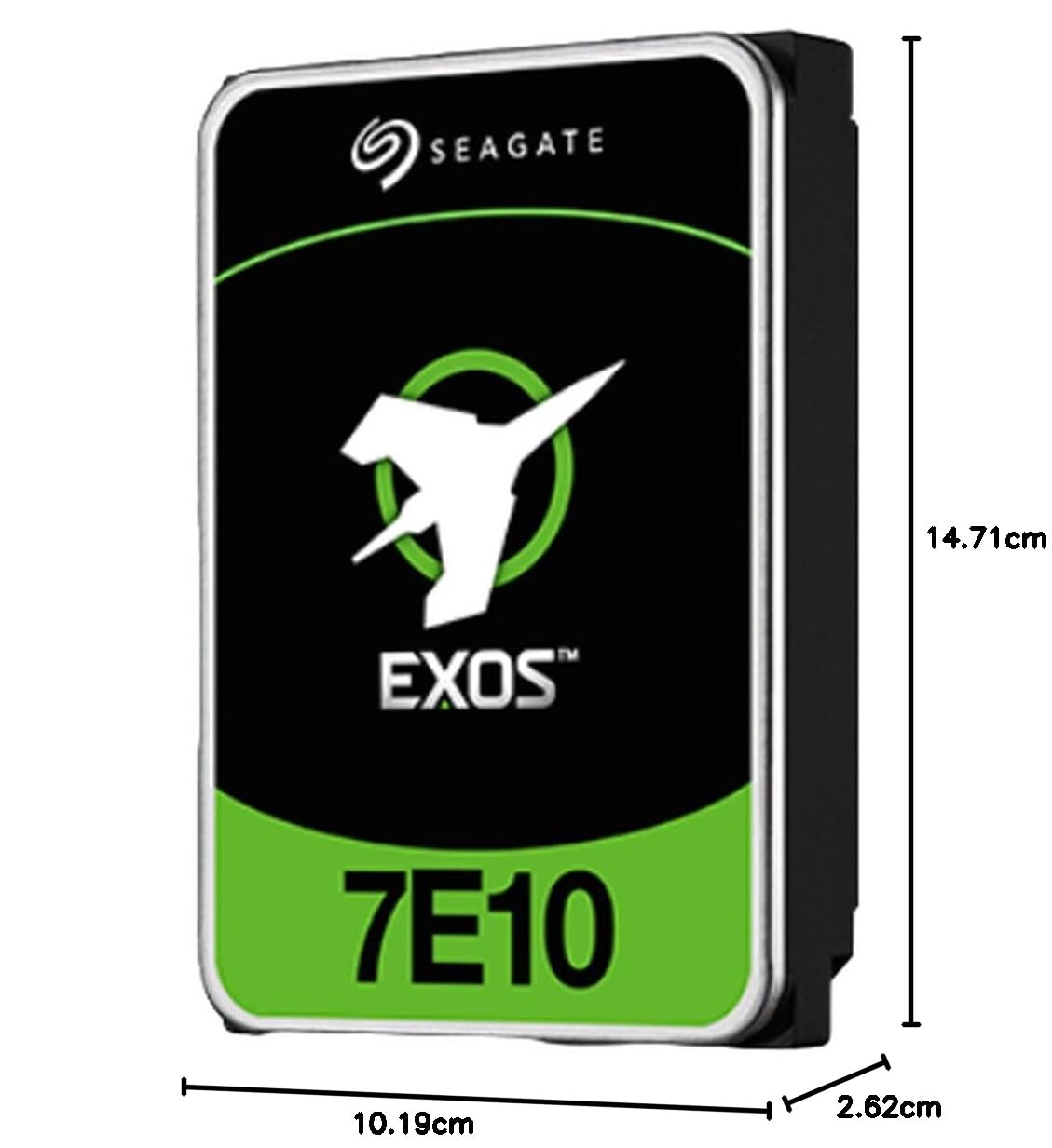 Seagate Exos 7E10 Enterprise Class 10TB Internal Hard Drive HDD 3.5 Inch Model No: ST10000NM017B