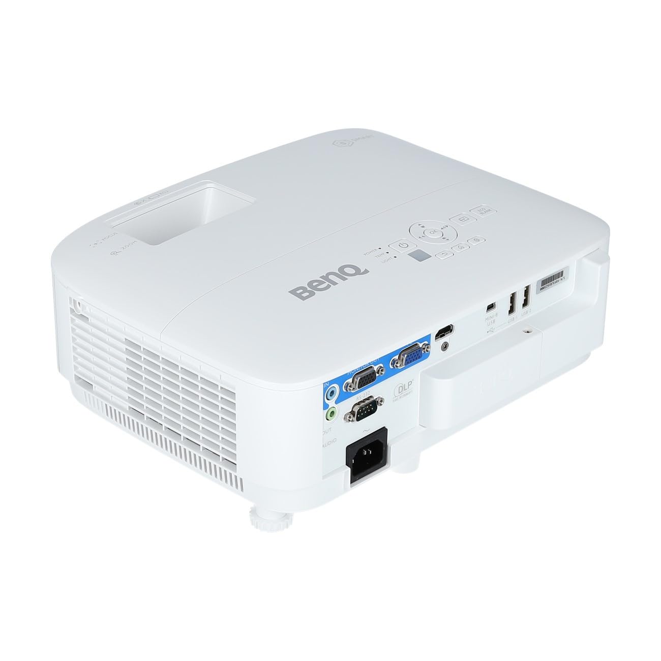 Benq Ew600 Wxga Wireless Android Smart Projector for Meeting Room, Dlp, 3600 Lumens, USB Reader, Pc-Free, Built-in Business Apps - White