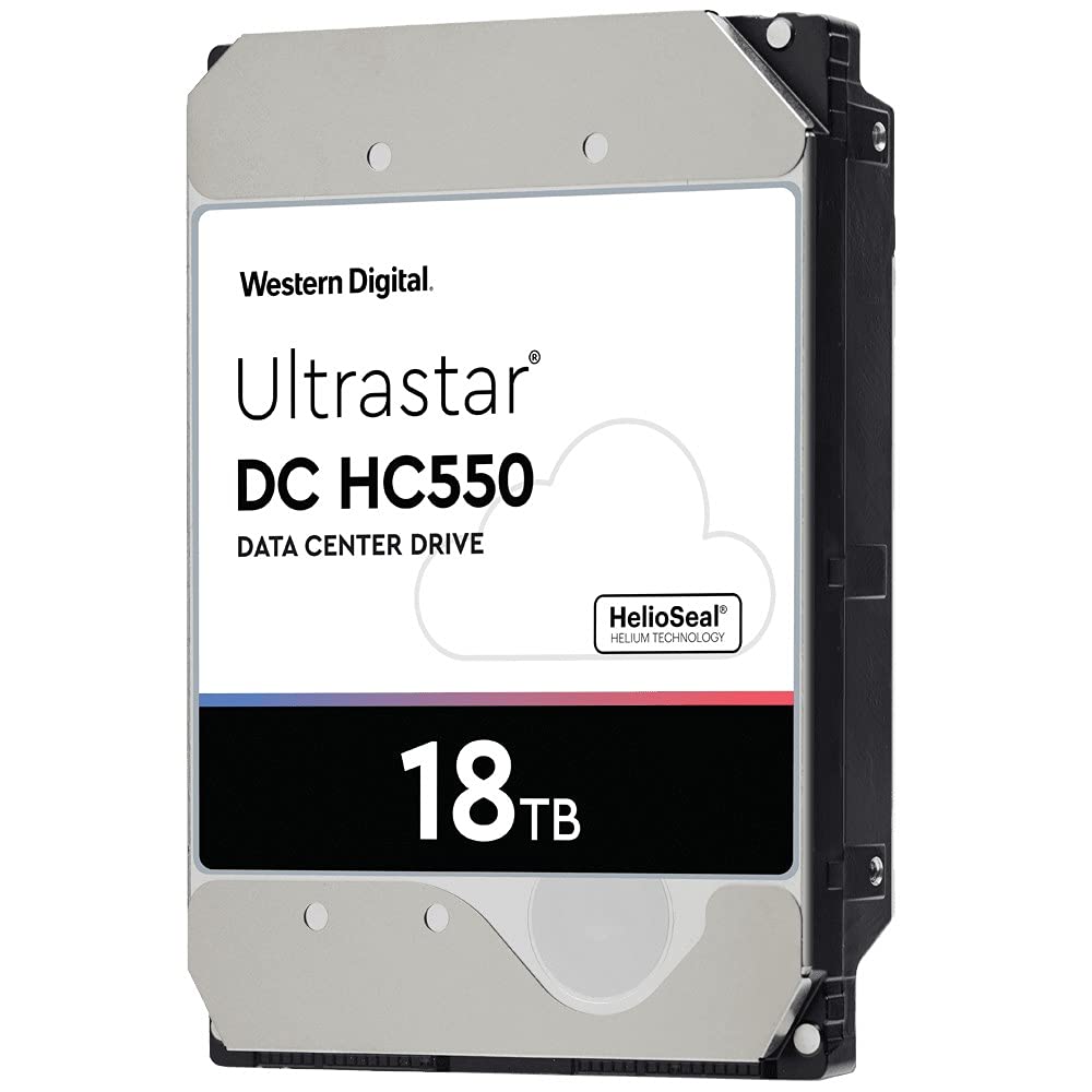 Western Digital WD Ultrastar DC HC550 16TB SATA 6Gb/s 7200RPM 3.5-Inch Data Center HDD (WUH721816ALE6L4)