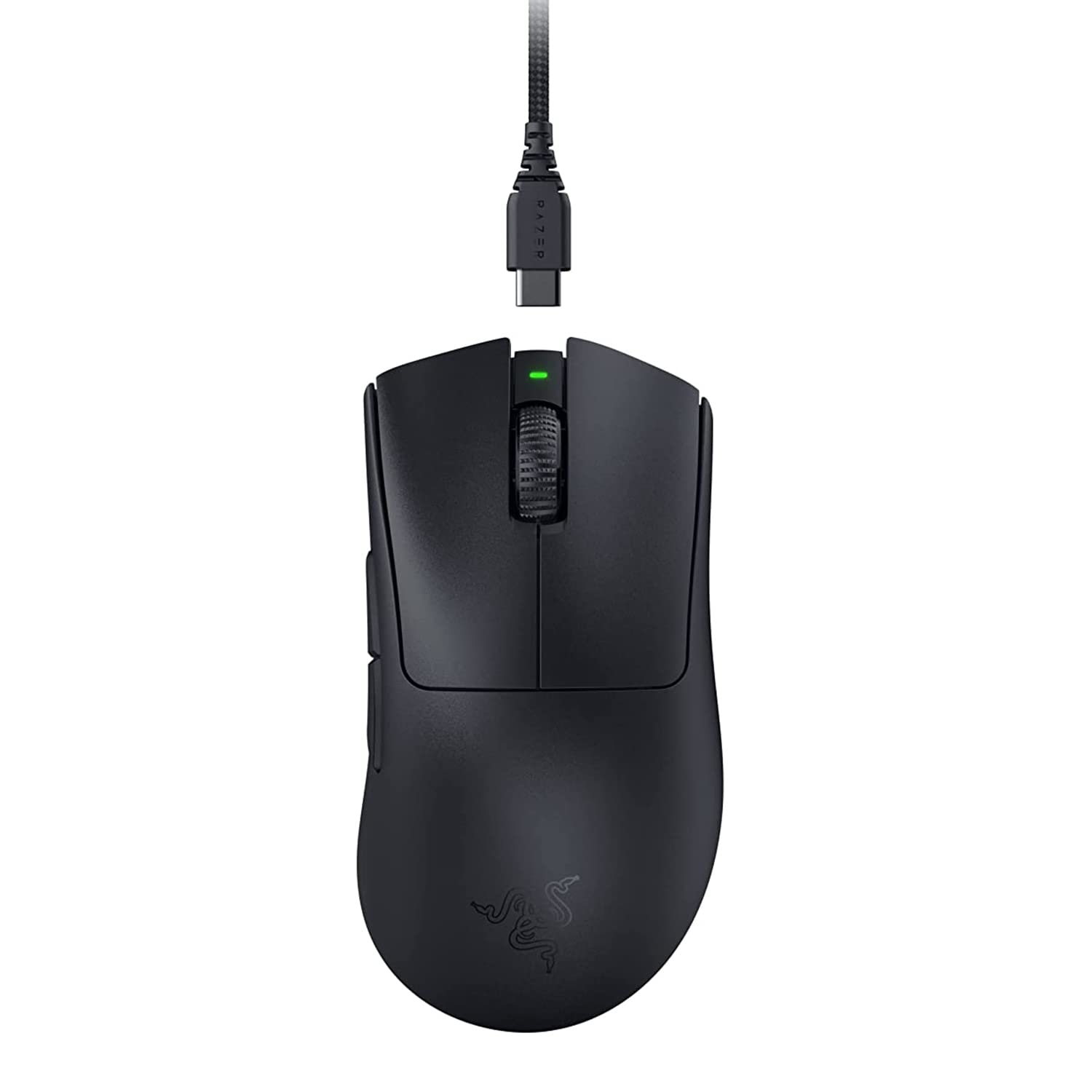 Razer DeathAdder V3 Wired Gaming Mouse: 59g Ultra Lightweight - Focus Pro 30K Sensor - Fast Optical Switches Gen-3-8K Hz HyperPolling - 6 Programmable Buttons - Ergonomic- Black-RZ01-04640100-R3M1