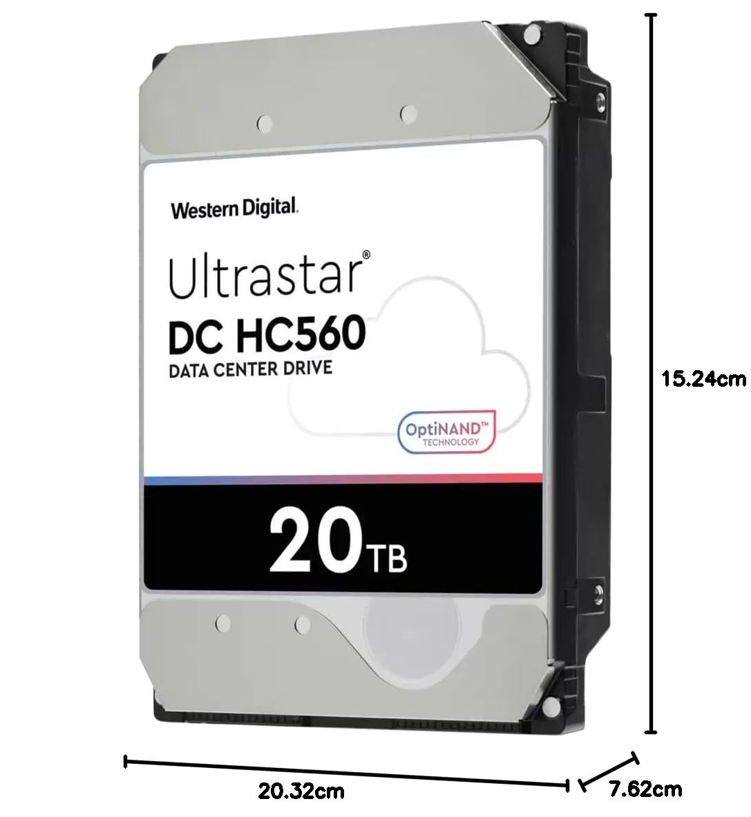 Western Digital WD Ultrastar HC560 WUH722020BLE6L4 20TB 7200RPM 3.5" SE SATA HDD 0F38785