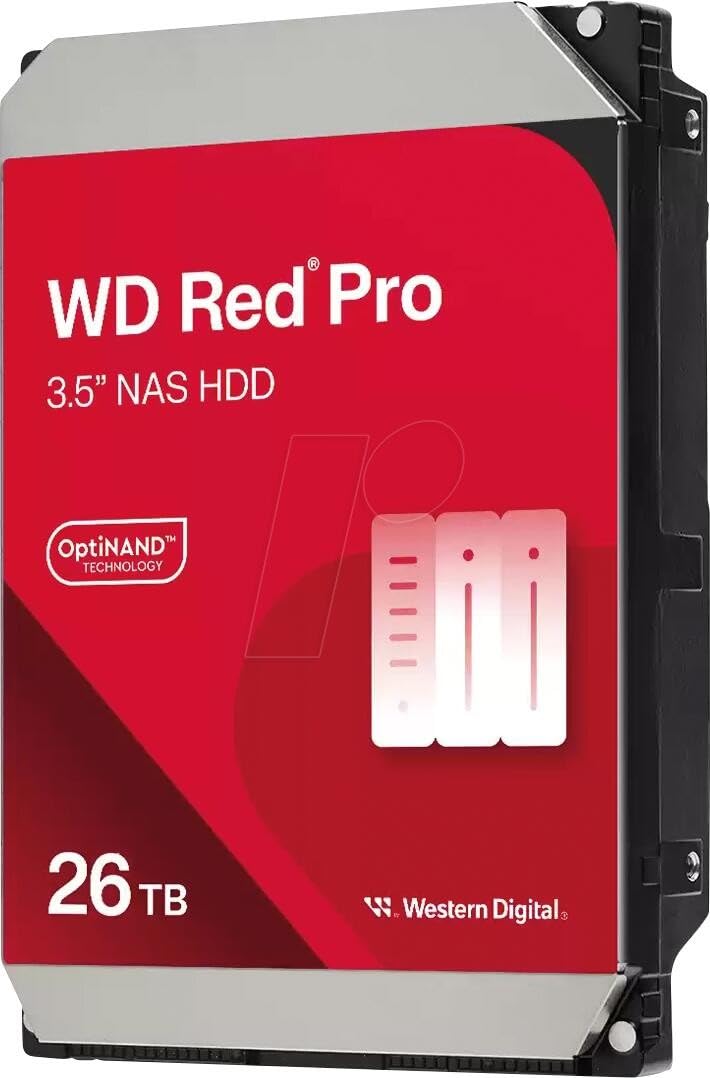 Western Digital 2TB WD Red Plus NAS Internal Hard Drive HDD - 5400 RPM, SATA 6 Gb/s, CMR, 64 MB Cache, 3.5" -WD20EFPX