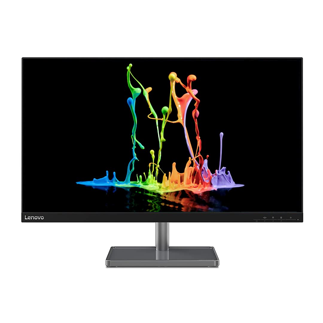 Lenovo L-Series 71.1Cm (28") 3840X2160 Pixels IPS 4K Uhd Monitor | 1.07 Billion Colors, 300 Nits, 90% Dci-P3, 2X2W Speakers, AMD Freesync, Hdmi, 360° Revolving and 90° Rotating Screen(L28U-35, Black)