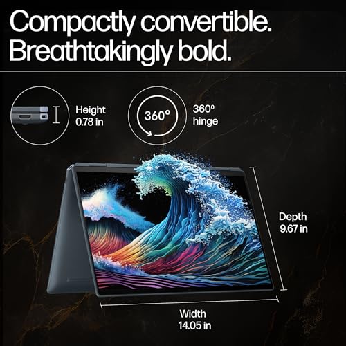 HP Spectre x360 AI Laptop, Intel Core Ultra 7 155H, 12 TOPS, 32GB LPDDR5x, 1TB SSD (Win11, Office21, Blue, 1.9kg), Touchscreen, 2.8K, OLED, 16-inch(40.6cm), Intel Arc graphics, 9MP IR camera, aa0664TX - Zapnet.in