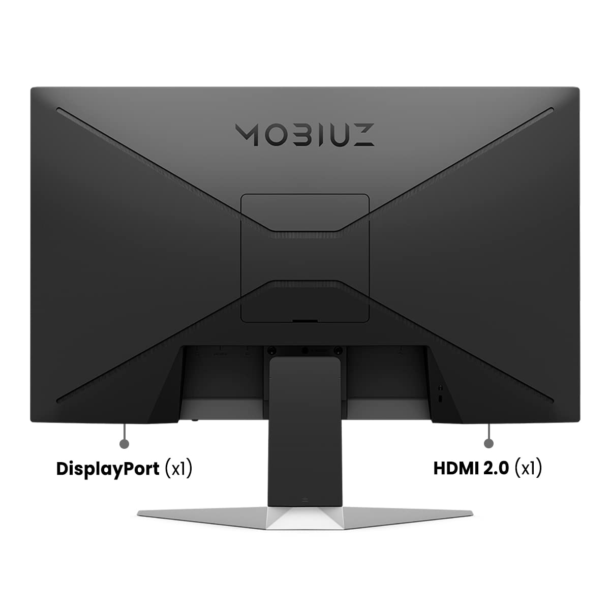 BenQ MOBIUZ EX240N 24" VA Panel Full HD HDR Gaming Monitor| 165Hz| 1ms MPRT| FreeSync Premium| treVolo Speakers (2.5W x 2)| Bezel Less| Light Tuner| Color Vibrance| Black Equalizer| HDMI| DP (Gray)