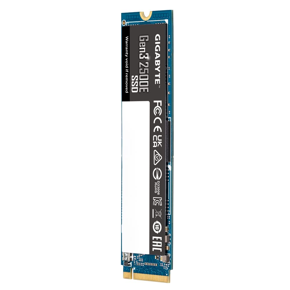 GIGABYTE Gen3 NVMe 2500E 1TB M.2 2280 PCIe Internal Solid State Drive (G325E1TB)