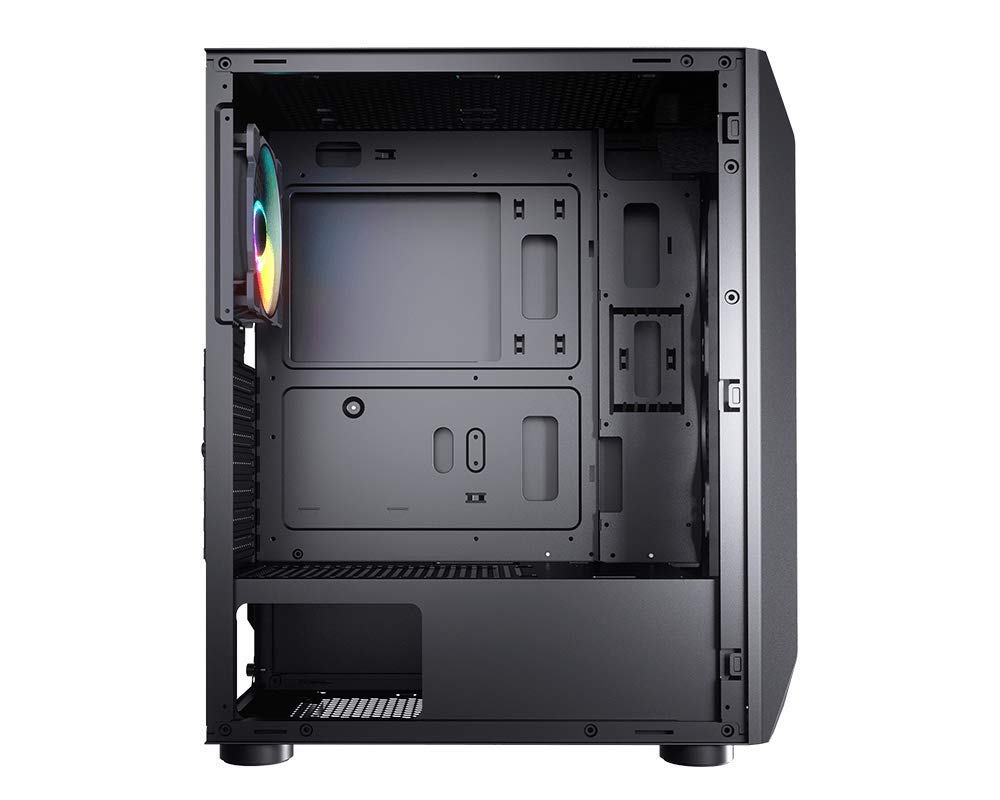 Cougar MX410 Mesh-G RGB Powerful Airflow and Compact Mid-Tower Case (Black)