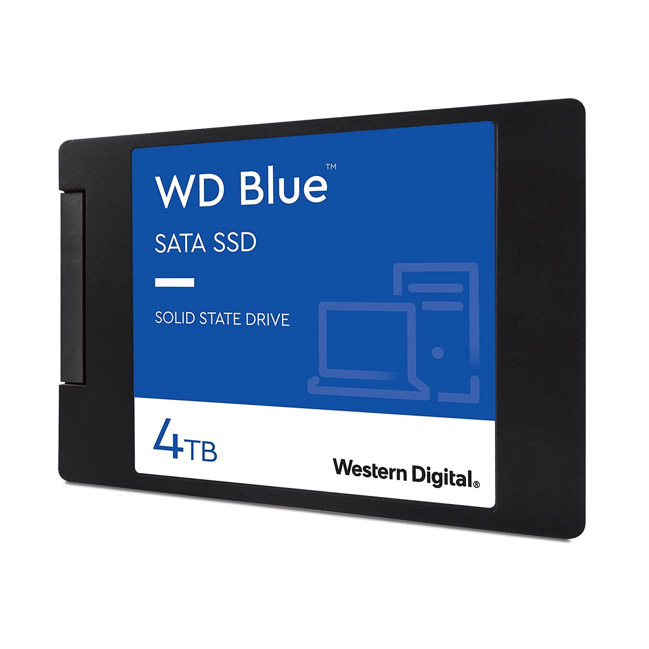 Western Digital WD Blue SATA 4TB, Up to 560MB/s, 2.5 Inch/7 mm, 5Y Warranty, Internal Solid State Drive (SSD) (WDS400T2B0A)