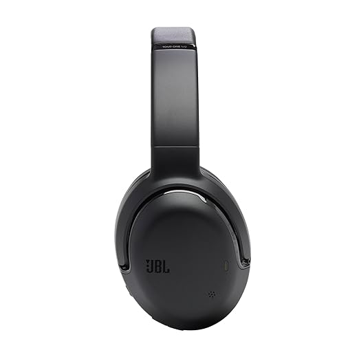 JBL Tour One M2 Adaptive Noise Cancelling Bluetooth Over Ear Headphones,Spatial Sound,Smart Ambient,50Hrs Playtime,BT 5.3 Le,Quick Charge,Multi Point Conectivity,Built-in Alexa,2 Years Warranty(Black) - Zapnet.in