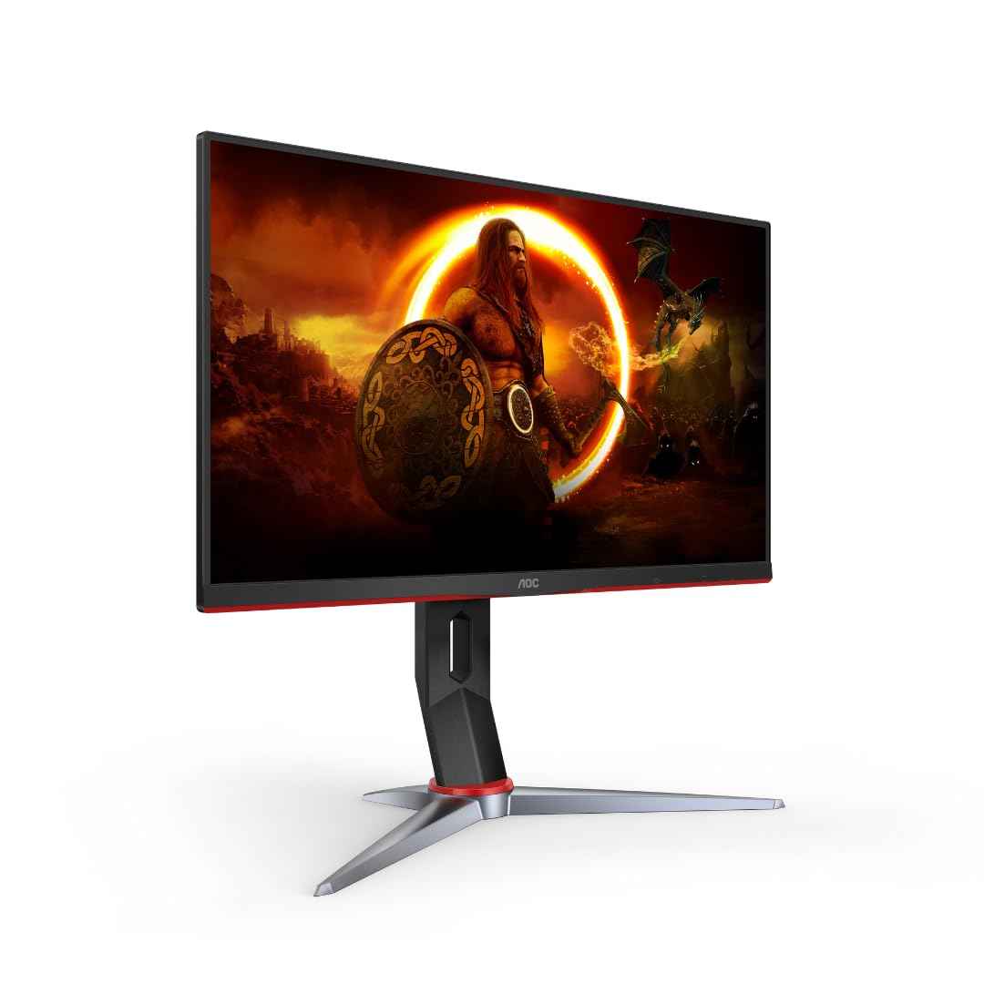 AOC 24G2Z 23.8" Gaming Monitor Full HD, 240Hz, 0.5ms, Flicker-Free, Anti Glare Screen, 350 nits Brightness, Free sync Premium, Minimal Bezel, 6 Game Modes, Built in Speaker,Multitasking Gaming Monitor