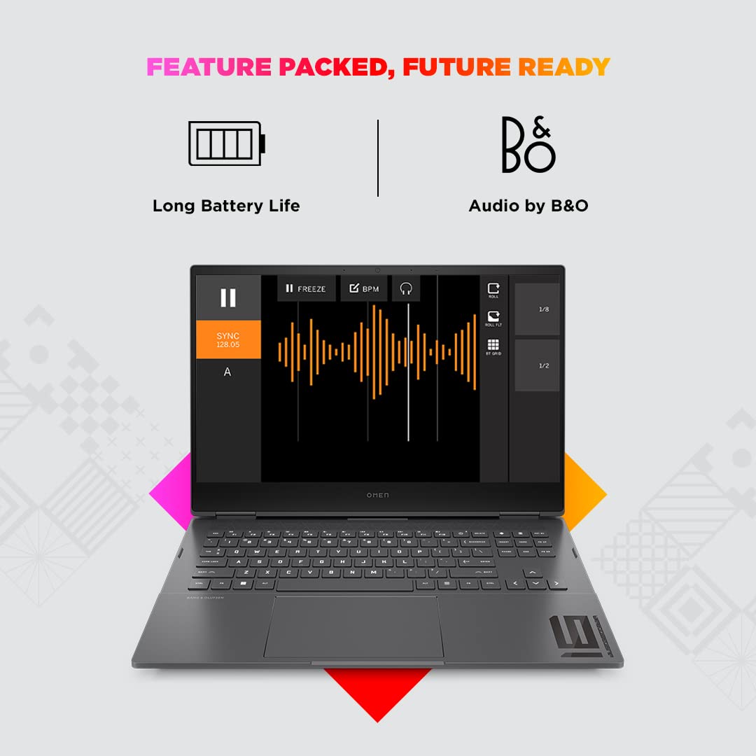 HP Omen AMD Ryzen 7-6800H 16.1 inch(40.9cm) FHD Gaming Laptop (16GB RAM/1TB SSD/GeForce RTX 3060 GPU 6GB Graphics/144Hz/7ms Response Time/Win 11/MSO 2021/Backlit KB/B&O Audio/Alexa),16-n0054AX
