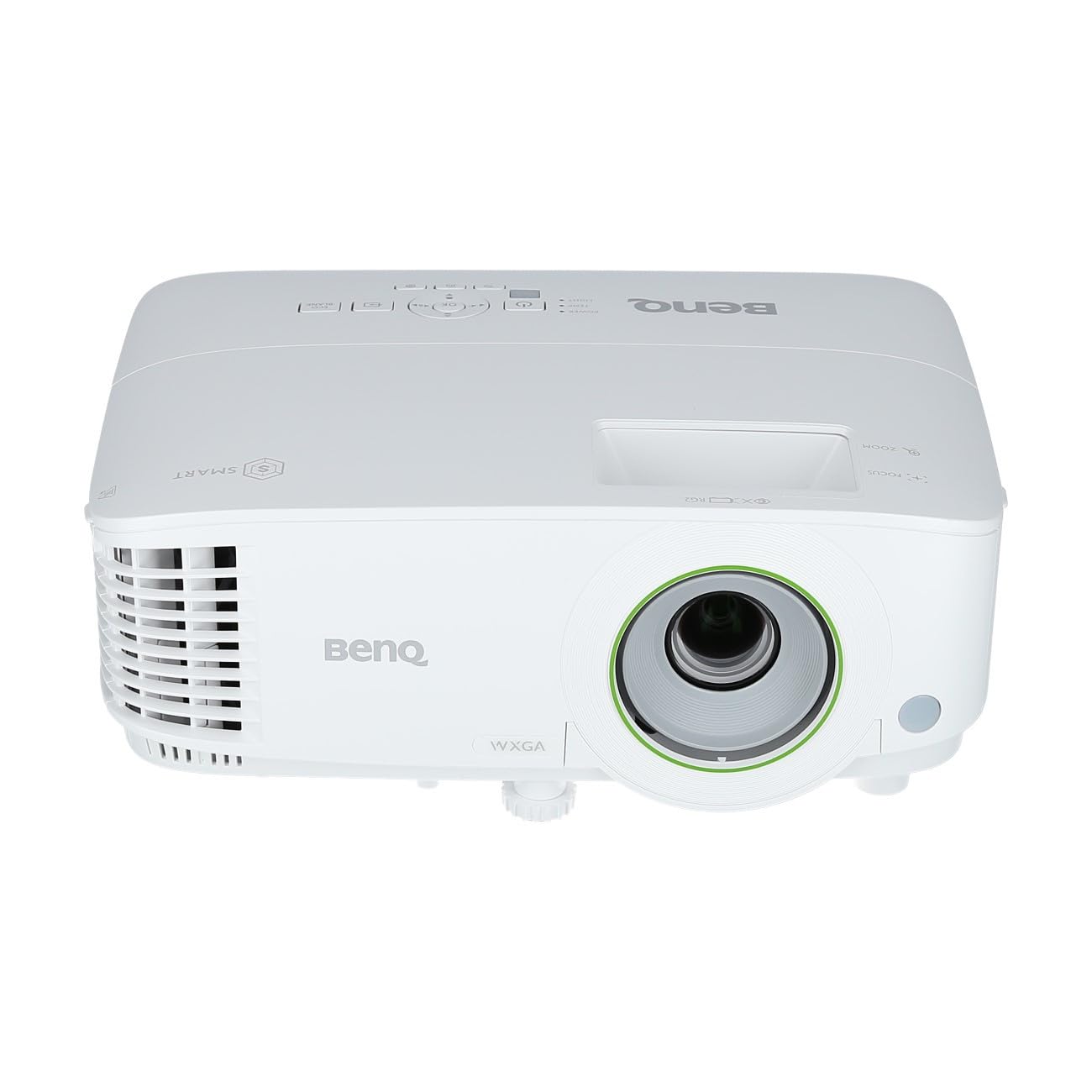 Benq Ew600 Wxga Wireless Android Smart Projector for Meeting Room, Dlp, 3600 Lumens, USB Reader, Pc-Free, Built-in Business Apps - White