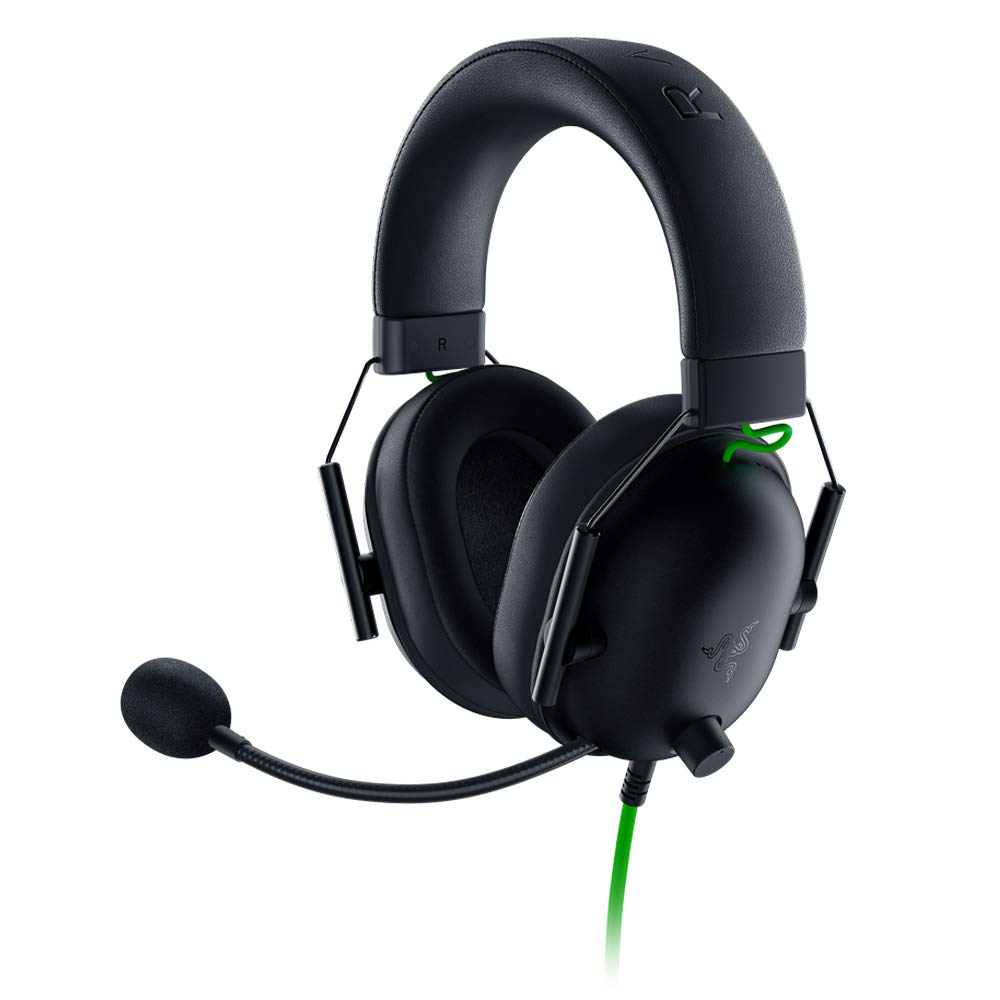 Razer BlackShark V2 X Smartchoice Wired Gaming Headset with Mic, 7.1 Surround Sound, 50mm Drivers, Memory Foam Cushions, Multi-Platform (PC/PS/Xbox/Switch/Mobile), 3.5mm Jack_Black