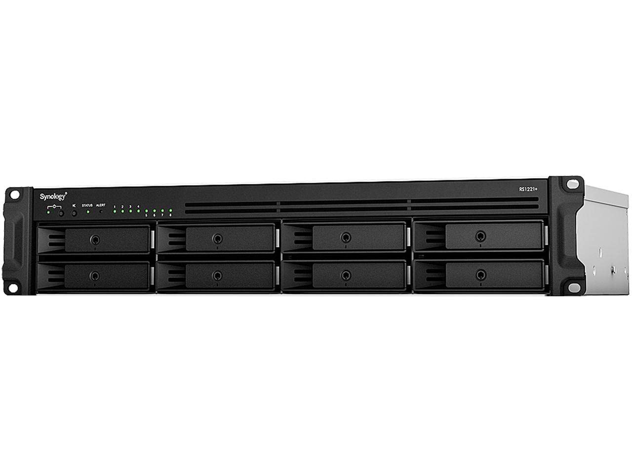 Synology 4-Bay Rackmount NAS RackStation RS422+ (Diskless),Black