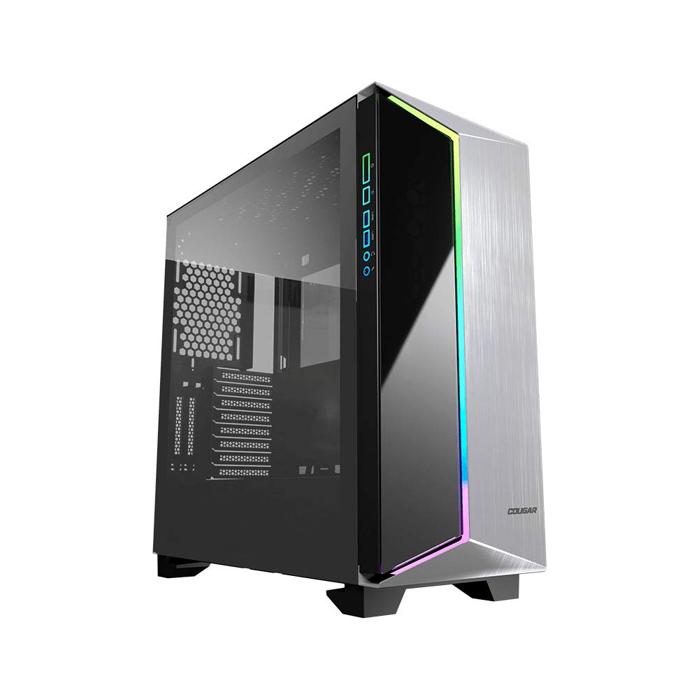 COUGAR Aluminium Darkblader-S Full Tower Rgb Gaming Case(Cgr-58M3O-S),Black