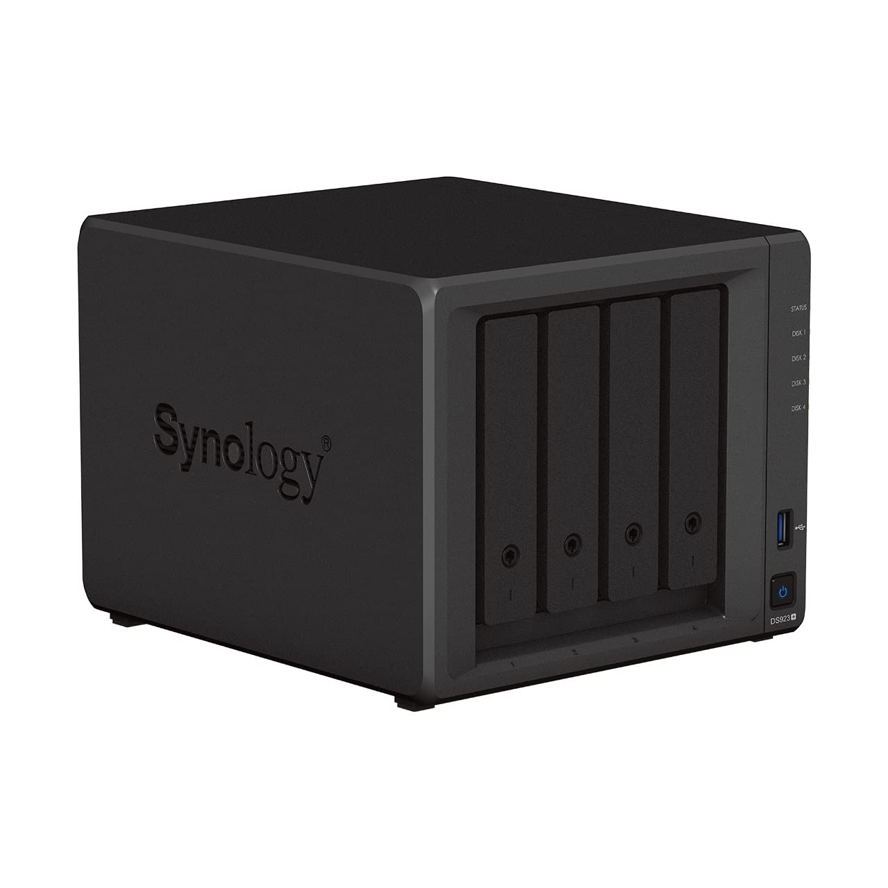 Synology DS923+ 4-Bay Diskstation NAS (AMD Ryzen ¢ 4 Threads R1600 Dual-Core 4GB Ram 2xRJ-45 1GbE LAN-Port) 16TB Bundle with 4X 4TB Seagate IronWolf