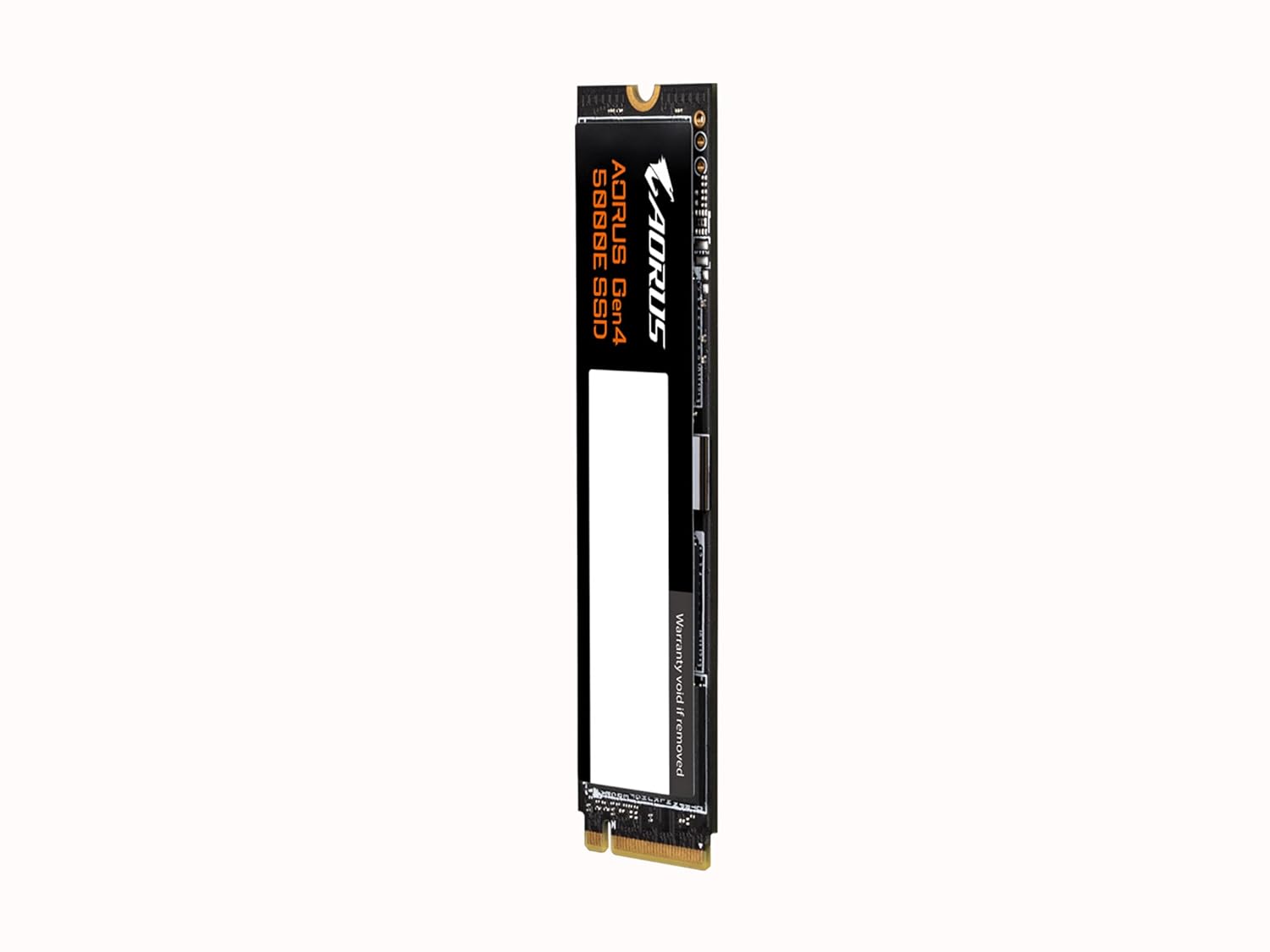 Gigabyte AORUS Gen4 5000E SSD 1TB SSD PCIe 4.0 NVMe M.2 Internal Solid State Hard Drive with Read Speed Up to 5000MB/s, Write Speed Up to 4600MB/s, AG450E1TB-G