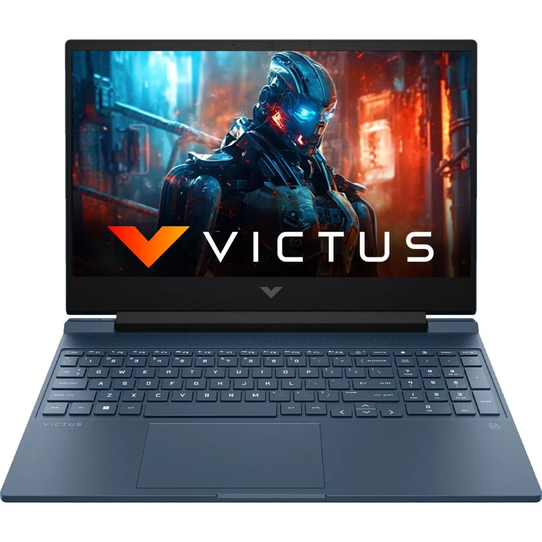 HP Victus Gaming Laptop, 12th Gen Intel Core i5-12450H, 4GB RTX 2050 GPU, 15.6-inch (39.6 cm), 50W TGP, FHD, IPS, 144Hz, 8GB DDR4, 512GB SSD, Backlit KB, B&O, Dual Speakers (Blue, 2.37 kg), fa1226TX
