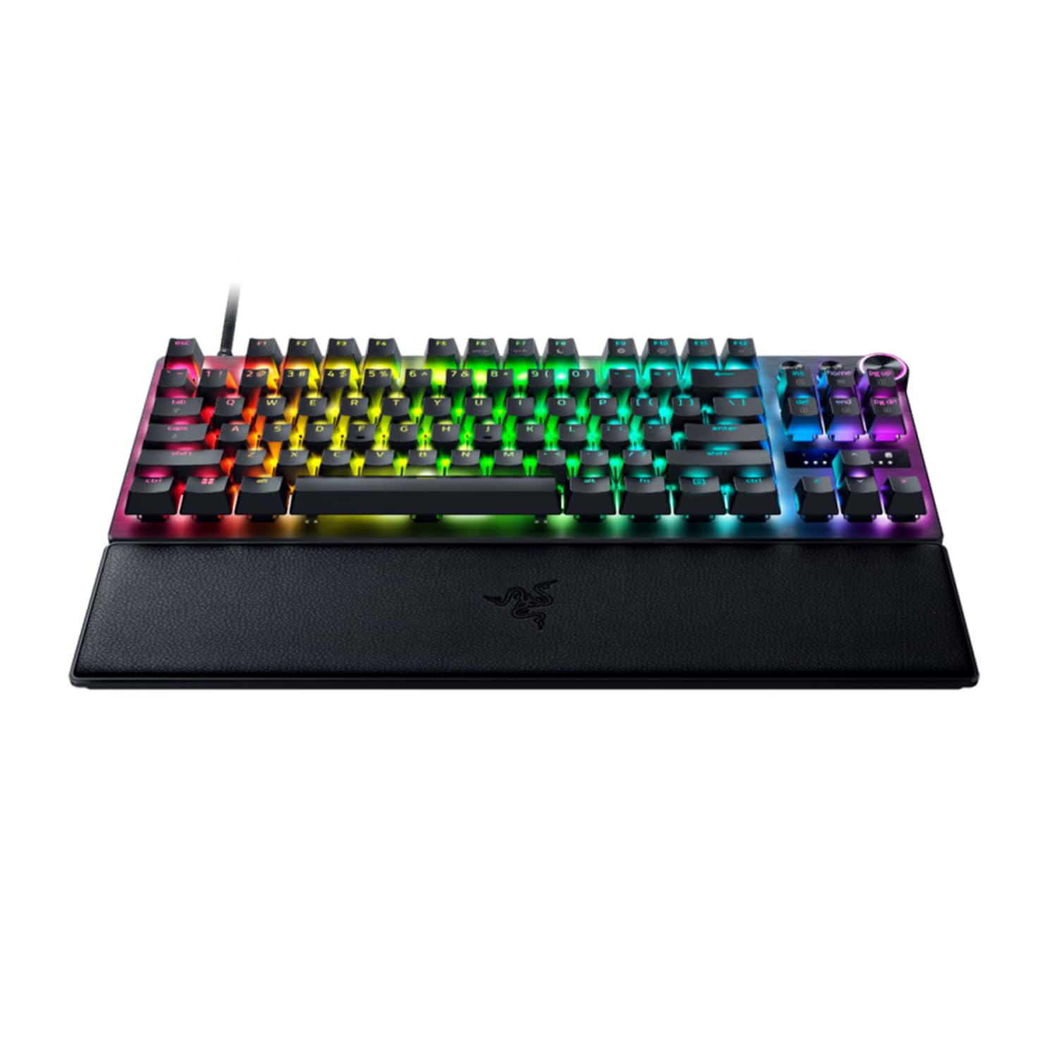 Razer Huntsman V3 Pro TKL Smartchoice Wired Gaming Keyboard, Gen-2 Analog Optical Switches, Rapid Trigger & Snap Tap, Adjustable Actuation, RGB Chroma, Doubleshot PBT Keycaps, Black