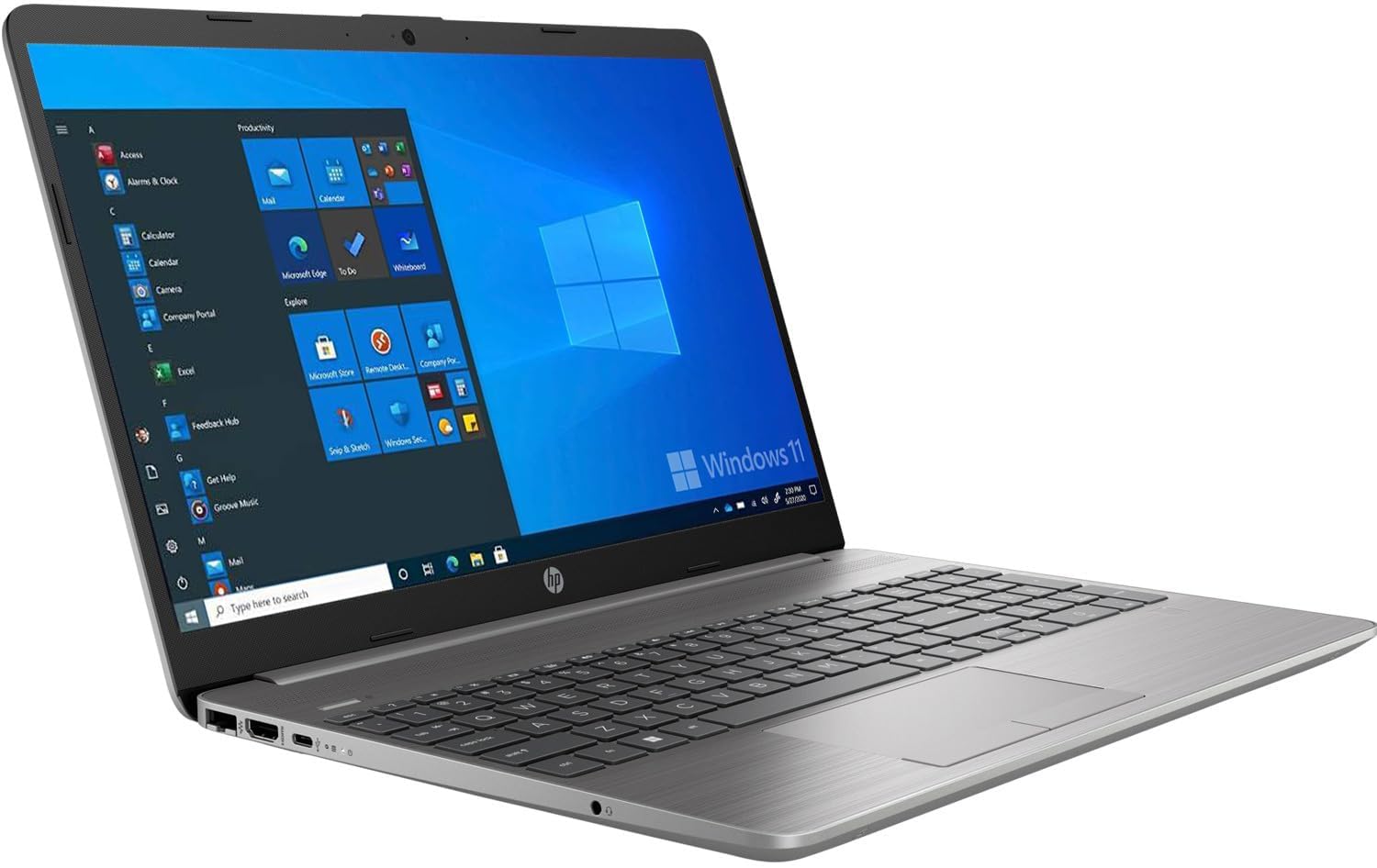 HP Laptop 250 G9 (2024), Intel Core i5 12th Gen 1235U - (16GB/512GB SSD/Intel Iris Xe Graphics/Windows 11) Thin and Light Business Laptop/15.6" (39.62cm) FHD/Silver/1.57 kg/MS Office 2021