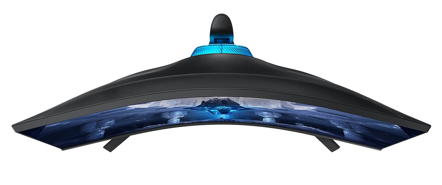 Samsung 32-Inch (80cm) 4K UHD Odyssey Neo G7 Gaming, 165 Hz, 1ms Curved Monitor, 3840 x 2160 Pixels, Mini-LED, Height Adjustable Stand, Matte Display, HDR2000, (LS32BG750NWXXL, Black)