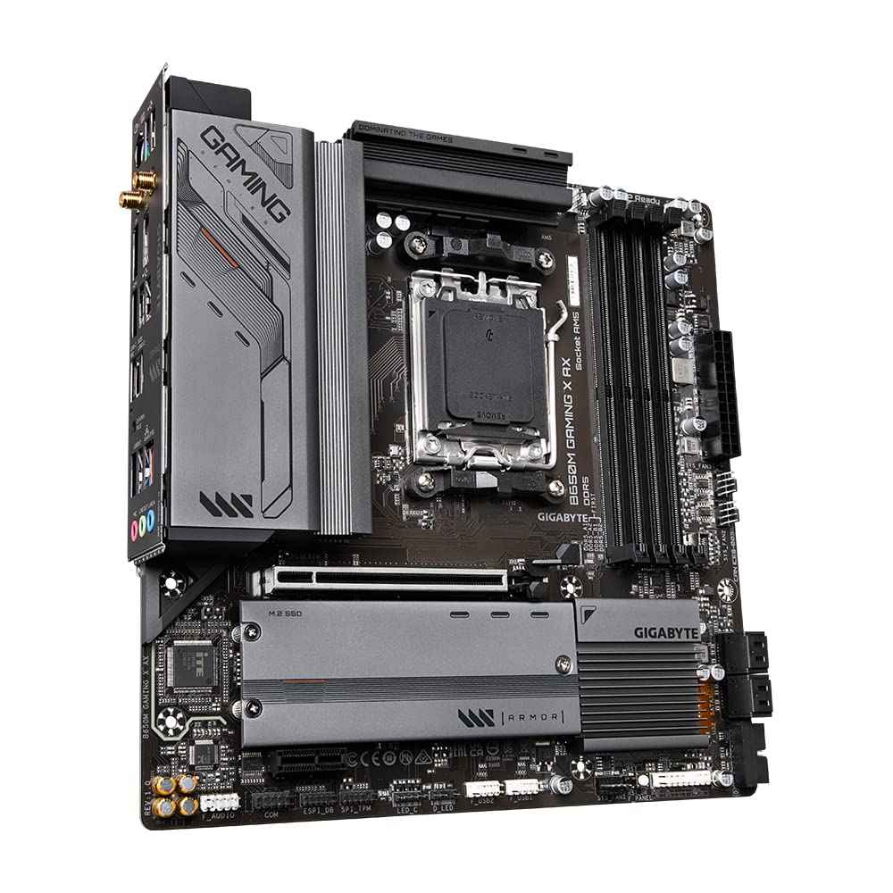 B650M Gaming X AX, AMD Socket AM5, Dual Channel DDR5, 2*PCIe 4.0, EZ-Latch, Smart Fan 6, Q-Flash Plus, Advanced Thermal Design
