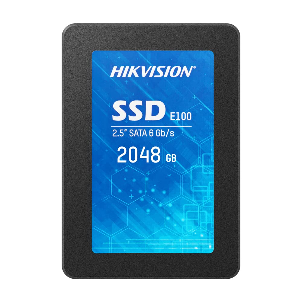 HIKVISION E100 256GB 2.5-Inch Internal SSD, SATA 6Gb/s, up to 550MB/s - Solid State Disks 3D Nand TLC