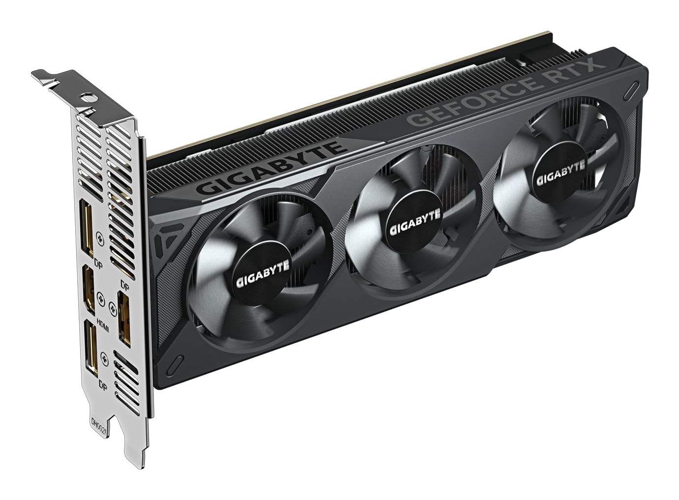 Gigabyte GeForce RTX 5060 OC Low Profile 8G Graphics Card - 8GB GDDR7, 128bit, PCI-E 5.0, 2512 MHz Core Clock, 3 x DisplayPort, 1 x HDMI, GV-N5060OC-8GL