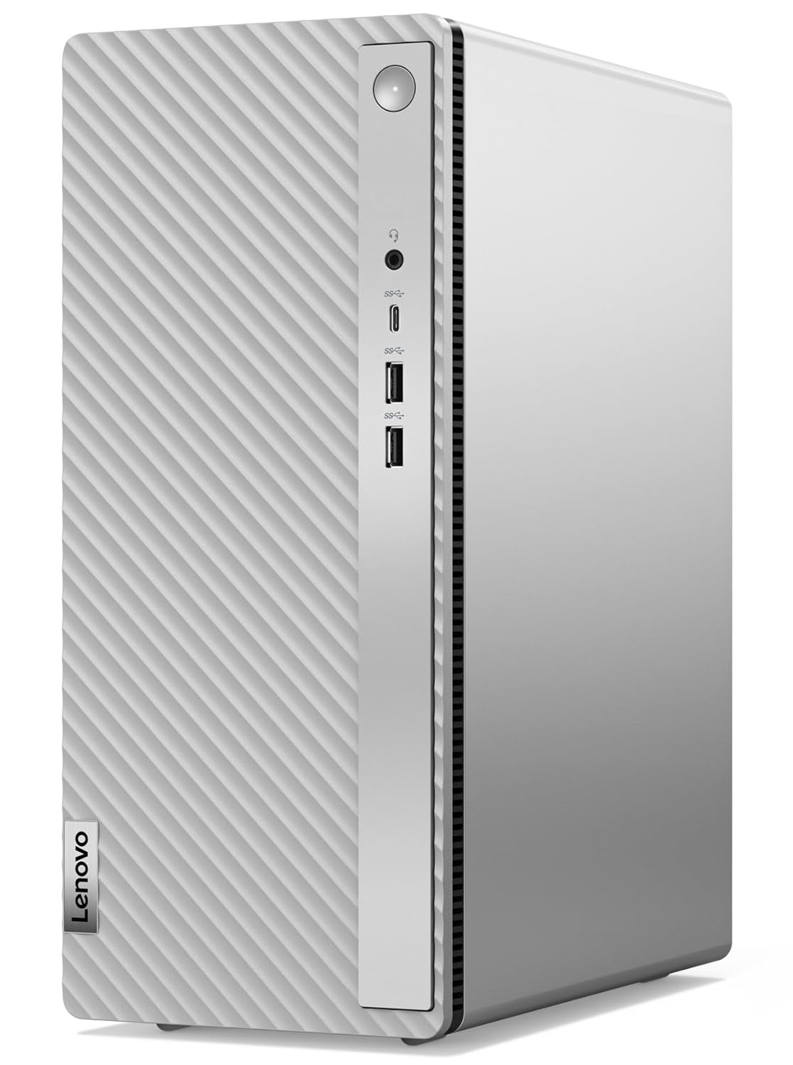 Lenovo IdeaCentre 3 Desktop (Intel Celeron G6900/8GB/512GB SSD/Interated UHD Graphics 710/WiFi 6/Bluetooth 5.1/USB Calliope Keyboard & Mouse/Cloud Grey), 90SM00FXIN
