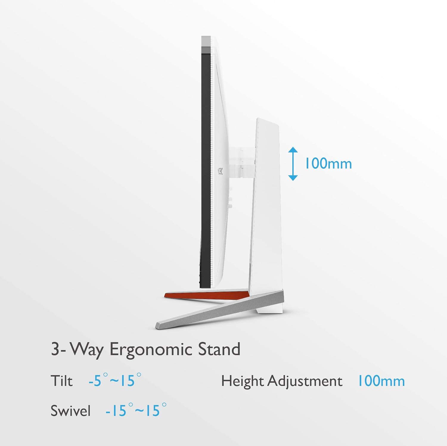 BenQ MOBIUZ EX3210U 32" 4K UHD IPS Gaming Monitor| 144Hz| 1ms MPRT| PS5 Compatible| FreeSync Premium Pro| HDMI 2.1| 98% DCI-P3| treVolo Speakers (2W x 2)| VESA DisplayHDR600|DP|USB Hub| Remote (White)