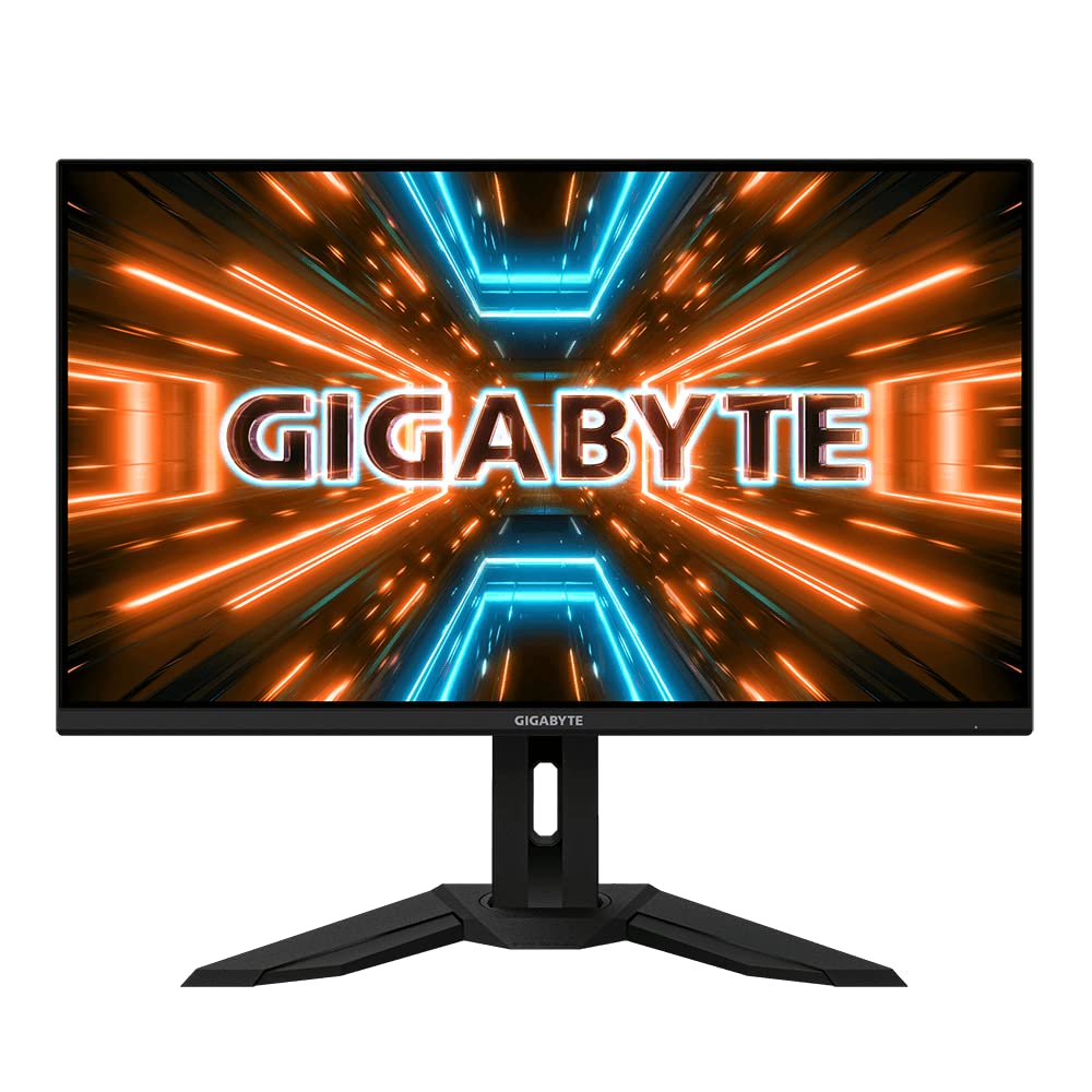 GIGABYTE M32U 32" 144Hz 4K FreeSync Compatible Gaming Monitor, SS IPS, 3840 x 2160 Pixels Display, 1ms Response Time (MPRT), Display Port 1.4, 2X HDMI 2.1, 3X USB 3.0, USB Type C, Black