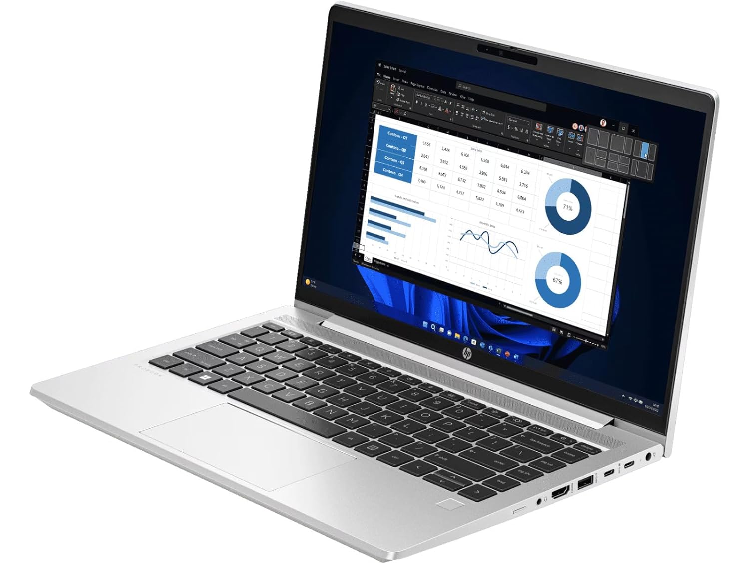 HP ProBook 440 G10 /i5-1334U /8/512GB/SSD/DOS Silver- B10M7AT