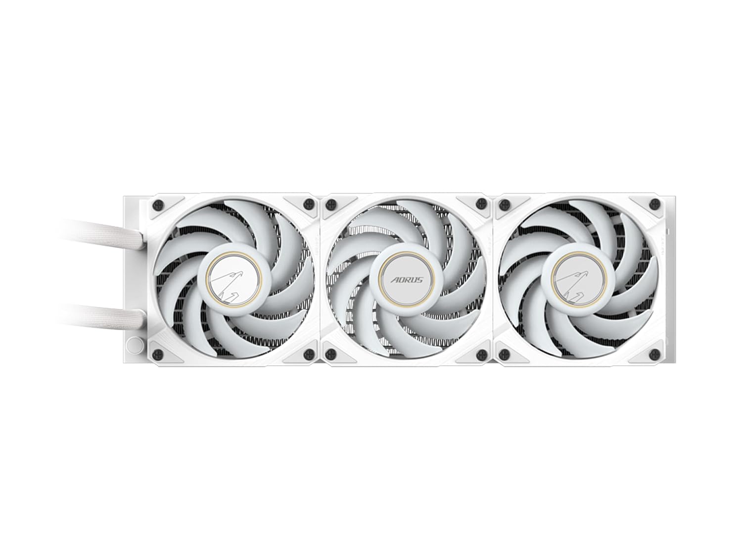 AORUS WATERFORCE X II 360 ICE Liquid CPU Cooler, 360mm Radiator with 3X 120mm Low Noise ARGB Fans, Compatible with Intel LGA1851, LGA1700, and AMD AM5 (GP-AORUS WATERFORCE X II 360 ICE)