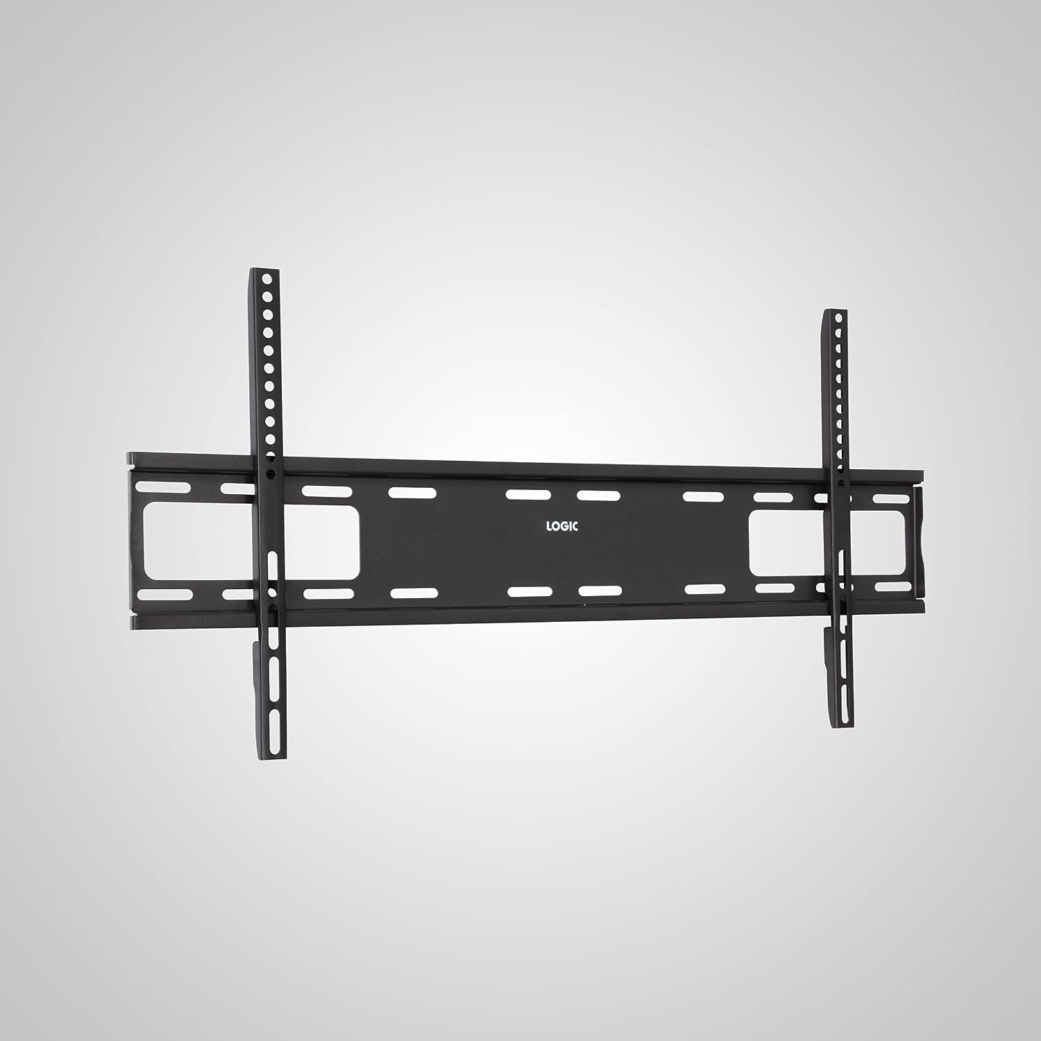 LOGIC Heavy Duty Fixed Wall Mount with Tilt Bracket for 37" to 90" Flat Panels, LCD/LED/Monitor/Smart TV, Fixed Universal TV Wall Stand, Max Loading Capacity - 75Kg