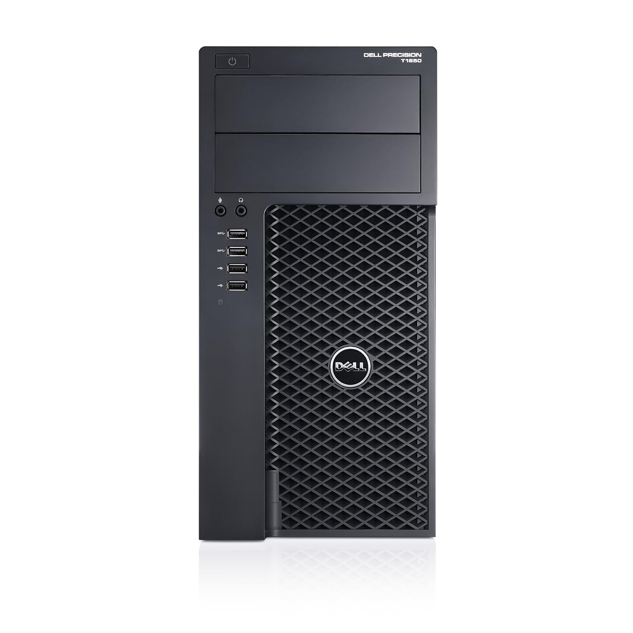 (Refurbished) Dell Precision Desktop Computer PC (Intel Xeon E3 V2, 16 GB RAM, 512 GB SSD, Windows 10 Pro, MS Office, Intel HD Graphics, USB, VGA), Black