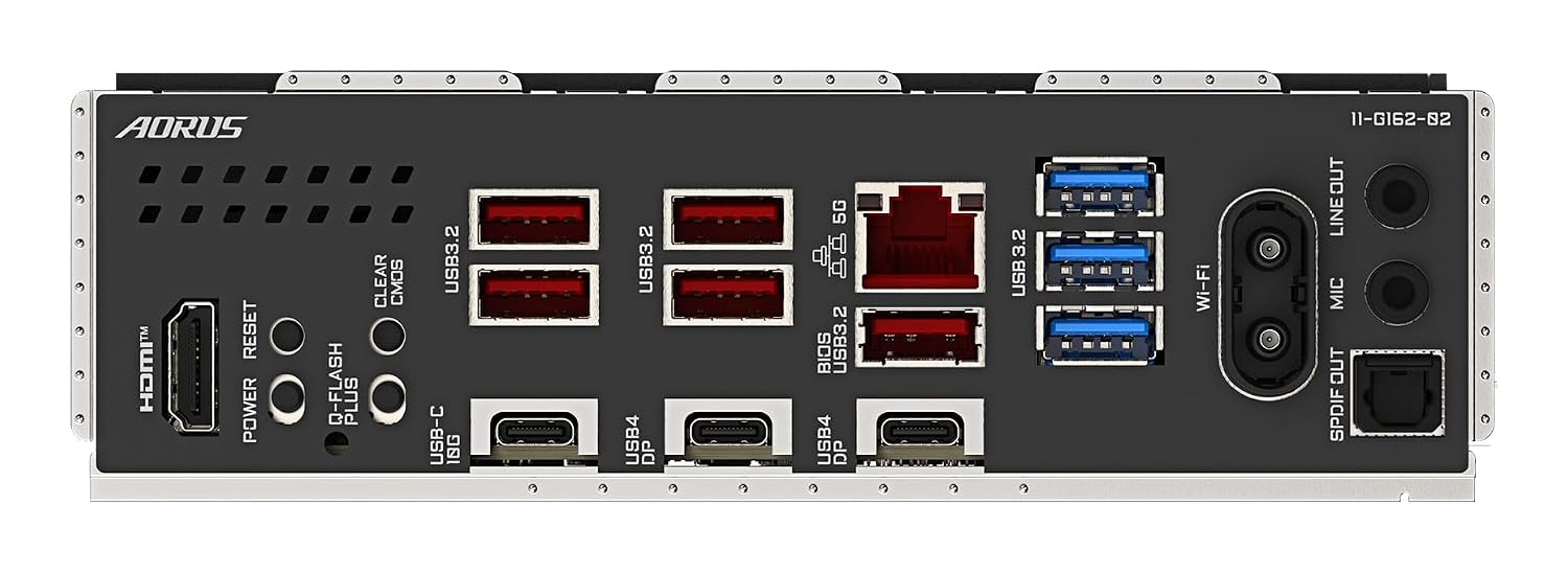 GIGABYTE X870E AORUS ELITE X3D Motherboard - Supports AMD Ryzen 9000 CPUs, 16+2+2 Phases Digital VRM, up to 9000Hz DDR5 (OC), 2xPCIe 5.0 + 2xPCIe 4.0, Wi-Fi 7, 5GbE LAN, USB 4