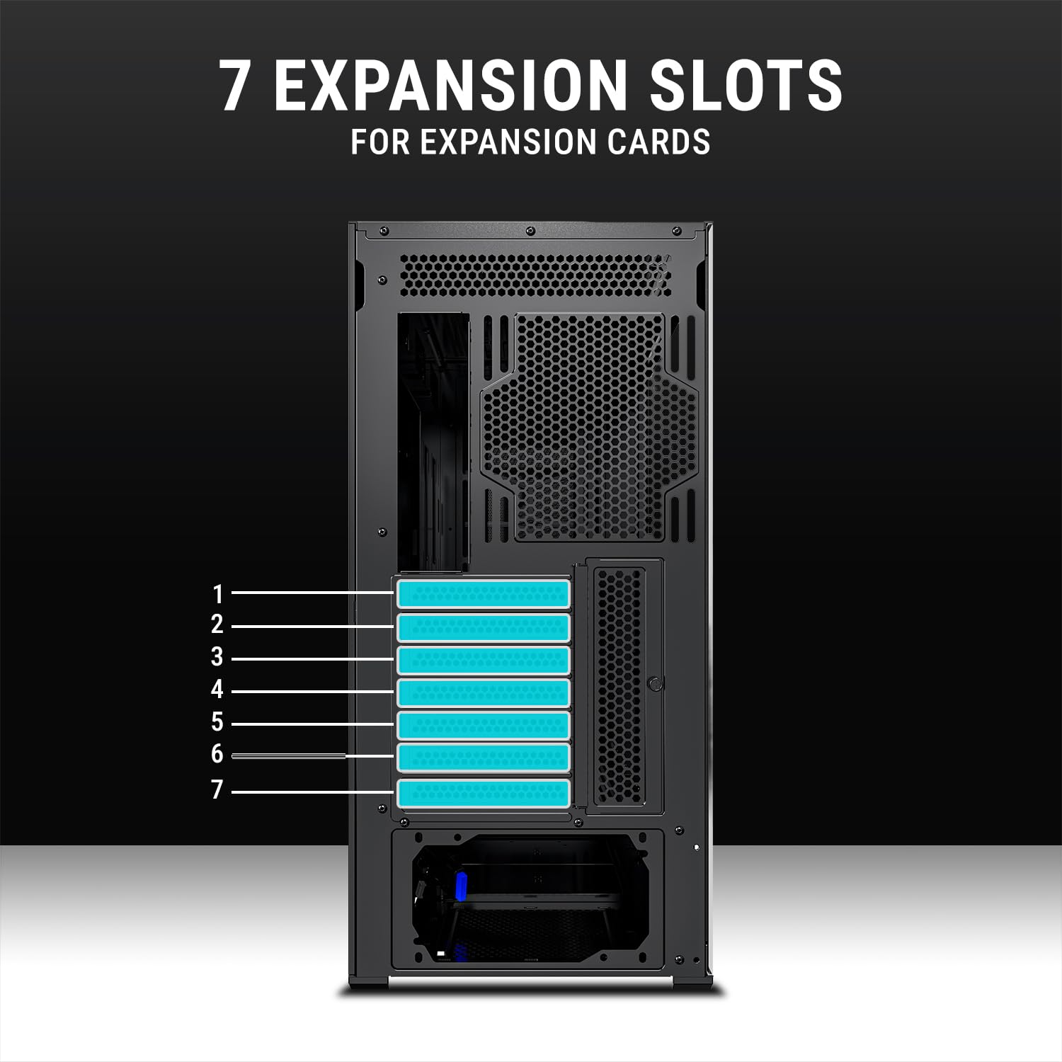 Ant Esports Titan Core 360 Mid-Tower Computer Case/Gaming Cabinet - Black | Support E-ATX, ATX, Micro-ATX, Mini-ITX | Pre-Installed 4 ARGB Fans